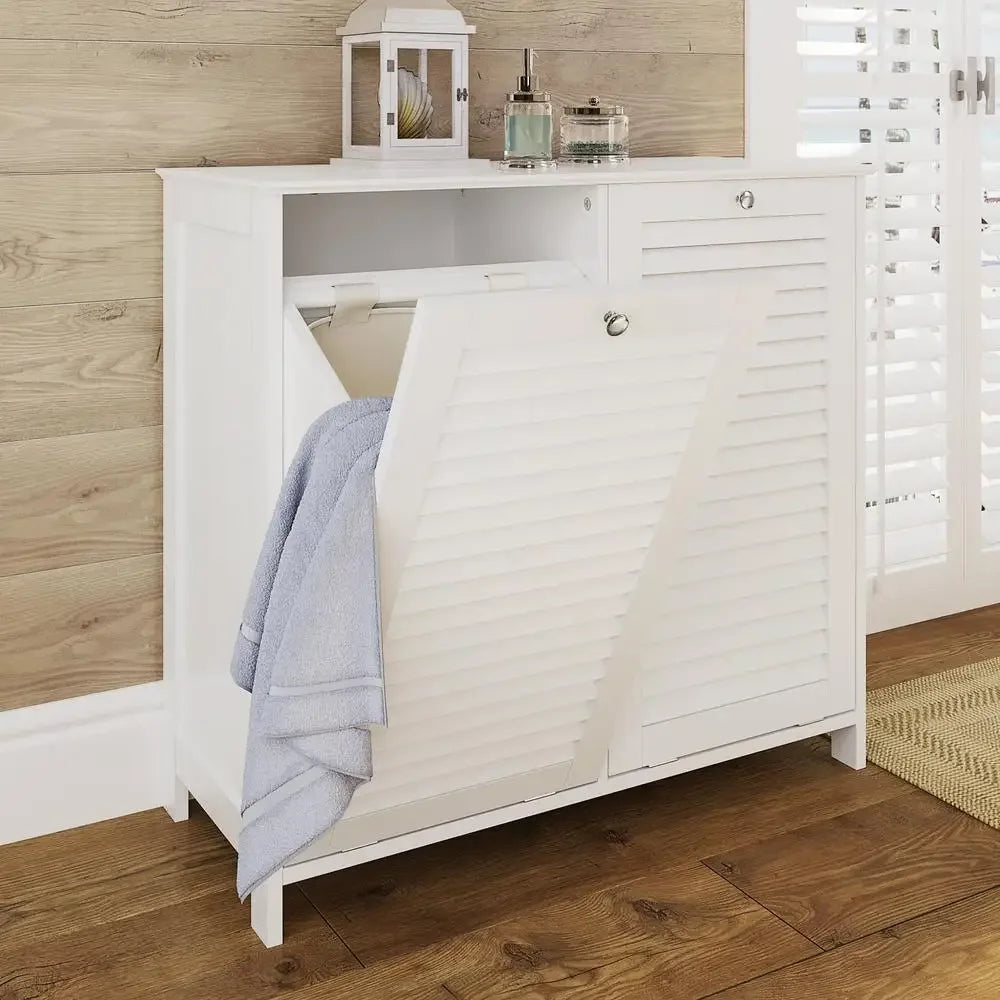 Double Tilt-Out Laundry Hamper