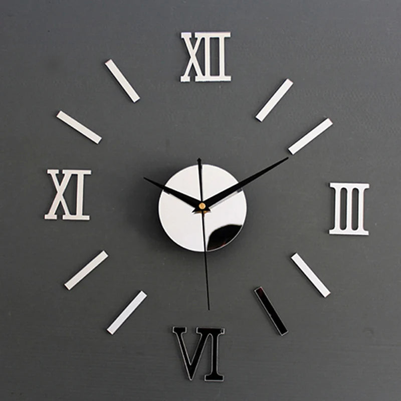 Mirrored Wall Clock