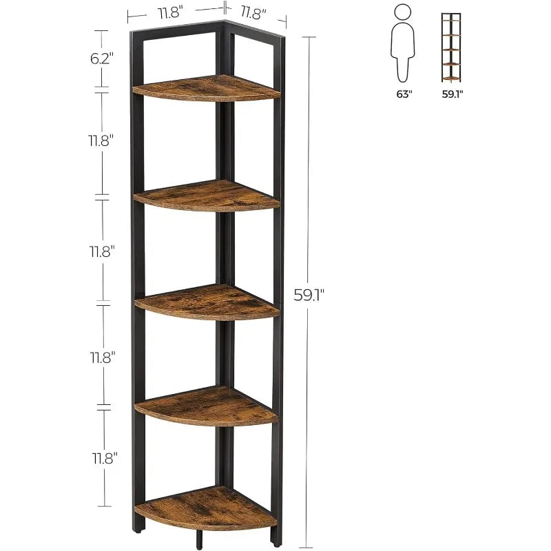 5 Tier Bookshelf