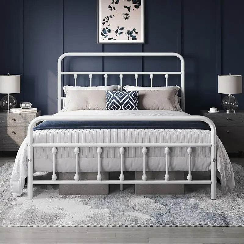 Classic Metal Platform Frame Bed