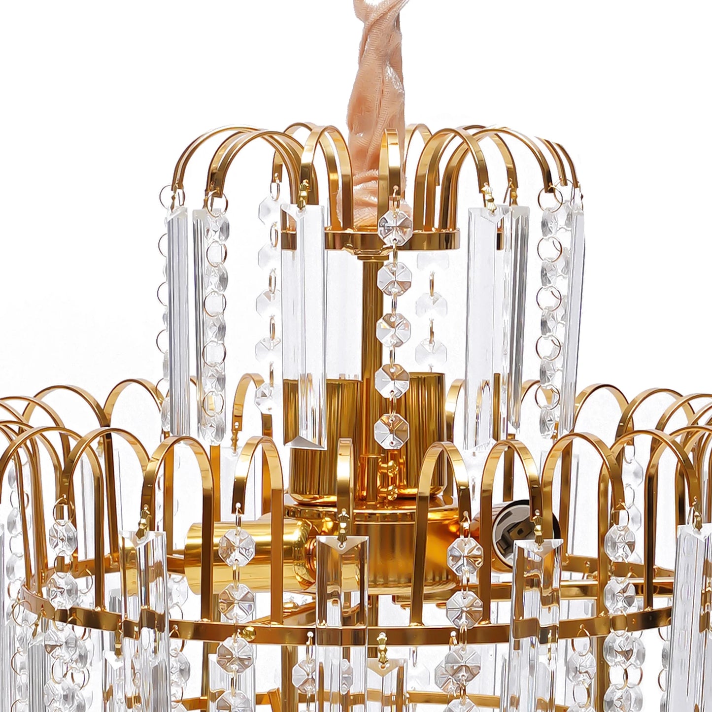 Gold Elegant Crystal Chandelier