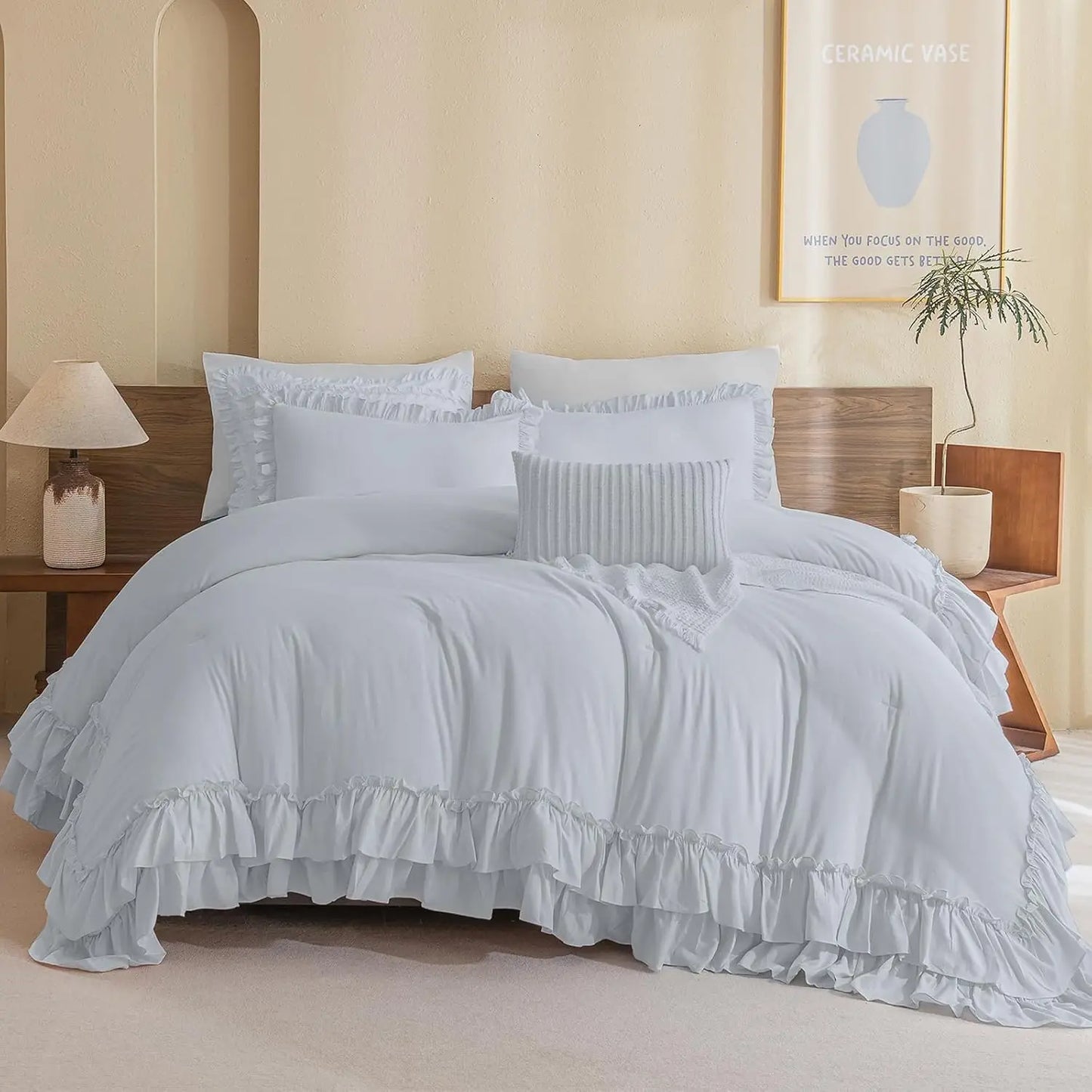 Shabby Boho Chic Bedding Set