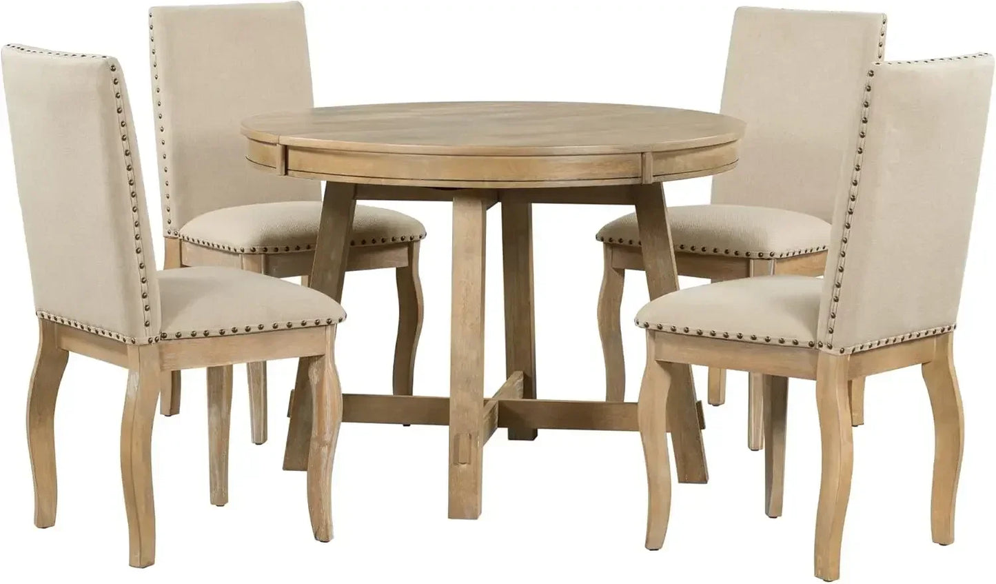 5-piece Wooden Dining Set