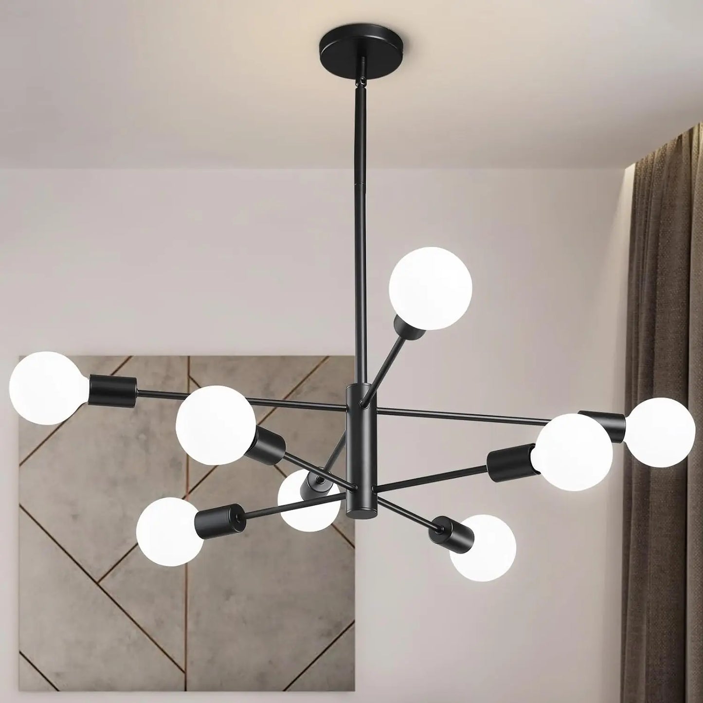 Modern Chandelier with 12 Lights