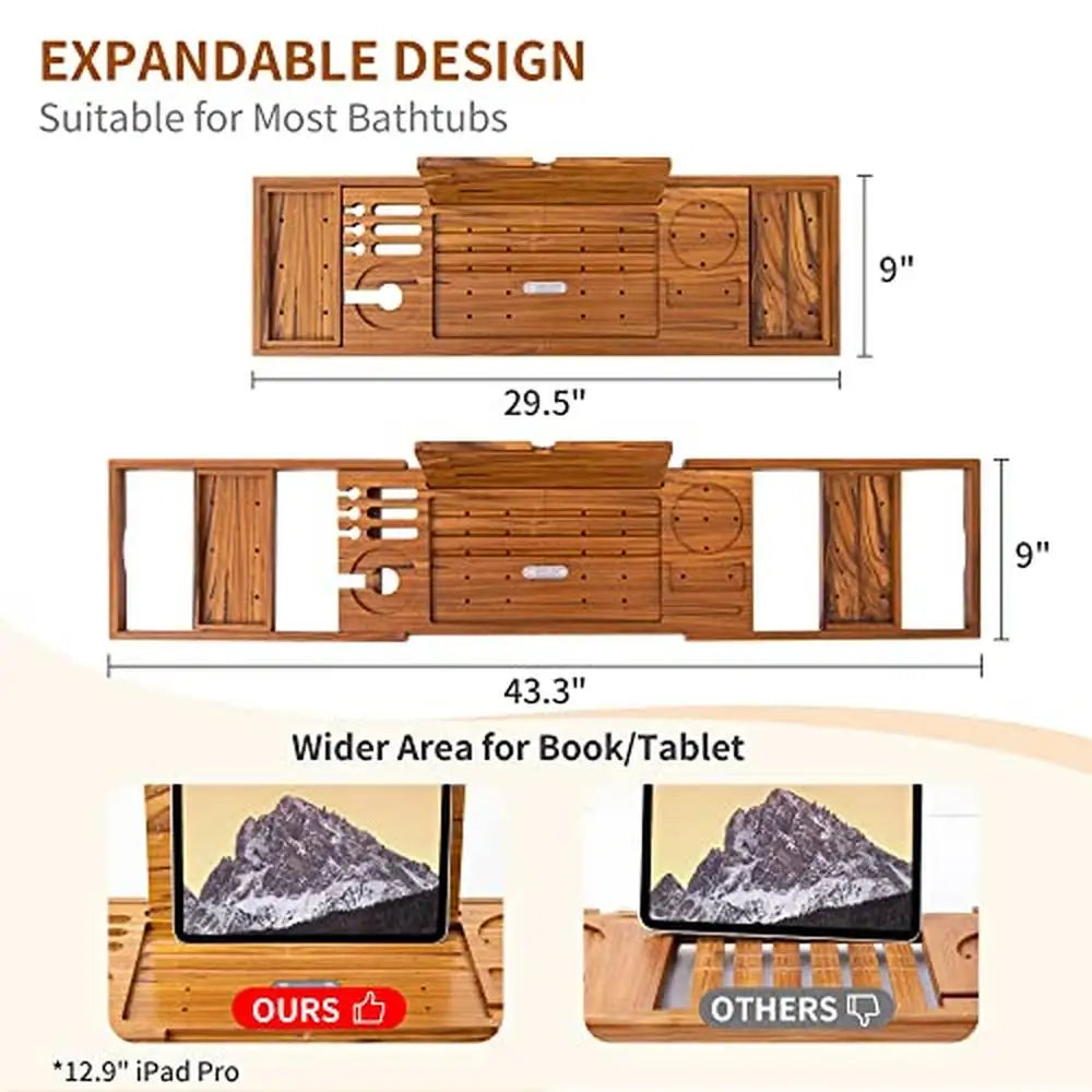 Teak Wood Bath tray