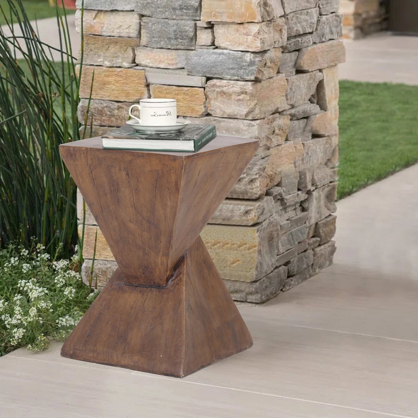 Modern Concrete Accent Table