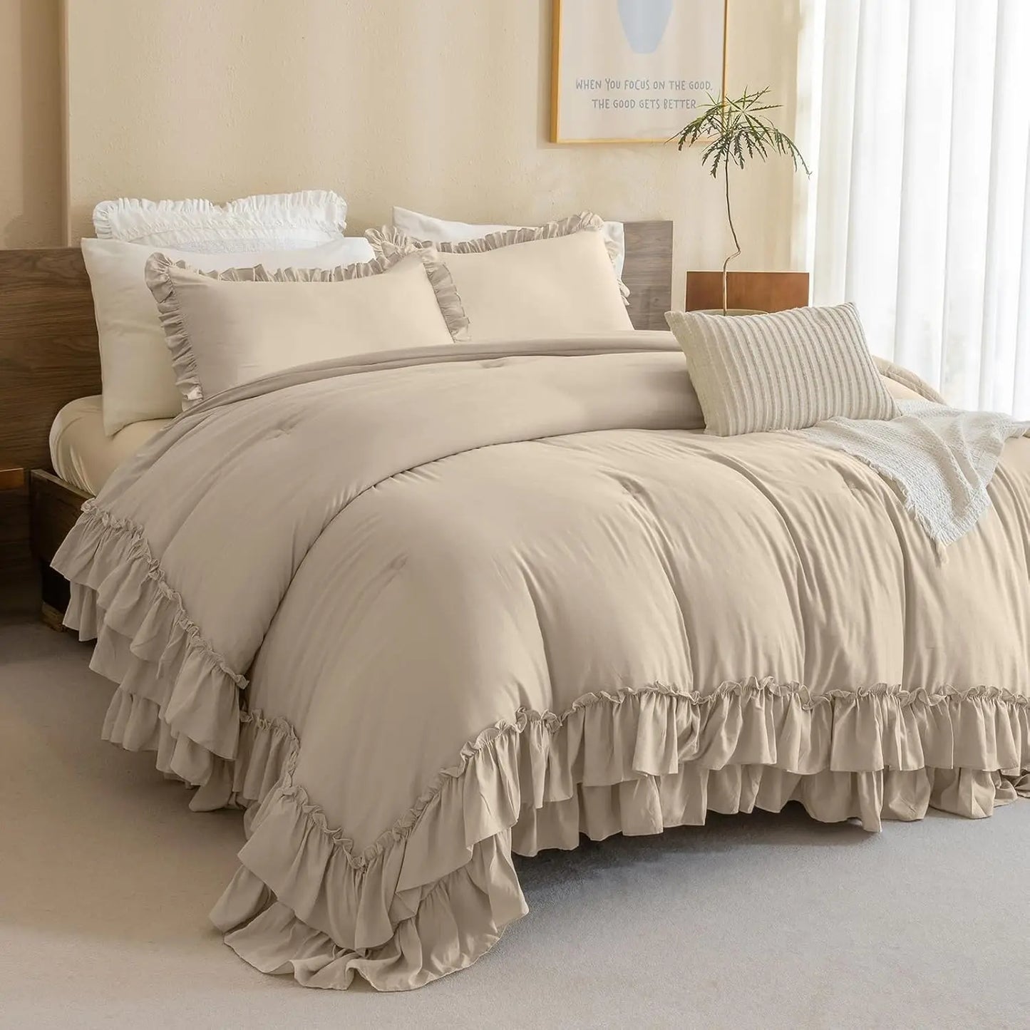 Shabby Boho Chic Bedding Set