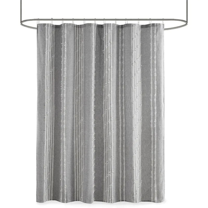 Tufted Chenille Shower Curtains