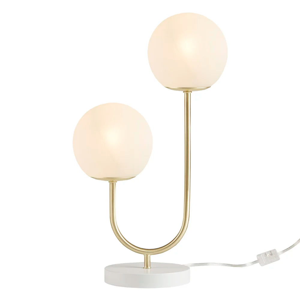 Double Light Bedside Lamp