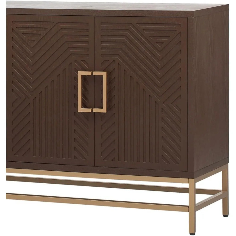 Retro Accent Sideboard Cabinet