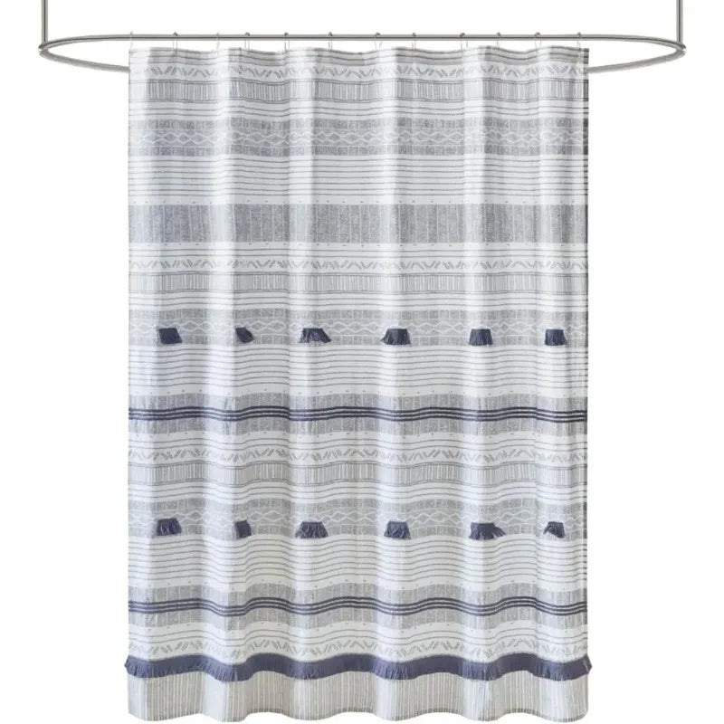 Tufted Chenille Shower Curtains