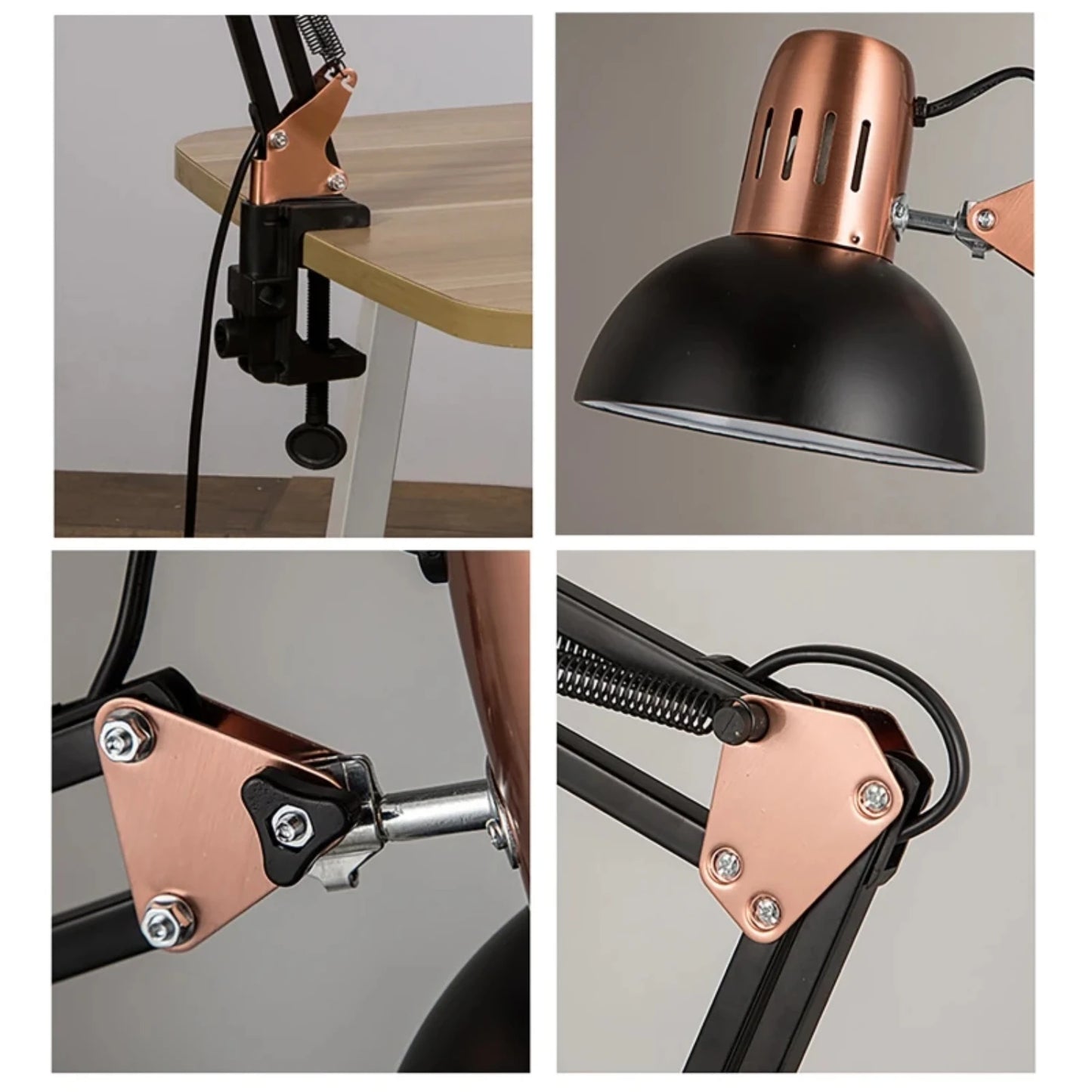 Adjustable Clamp Vintage Desk Lamp