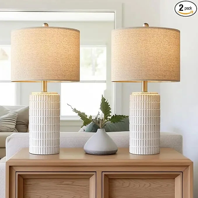 Set of 2 Ceramic Lamps