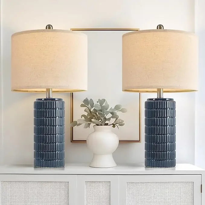 Set of 2 Ceramic Lamps