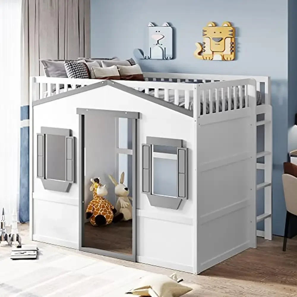 Full Size Loft Bed Playhouse