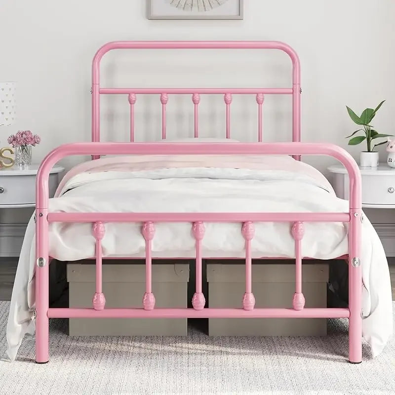 Classic Metal Platform Frame Bed