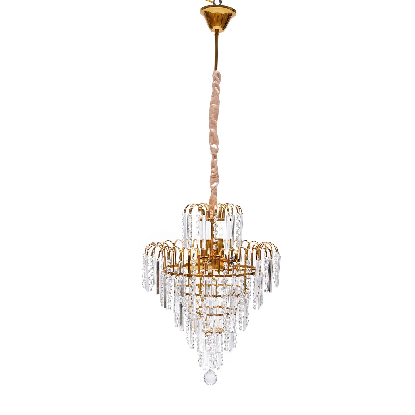 Gold Elegant Crystal Chandelier