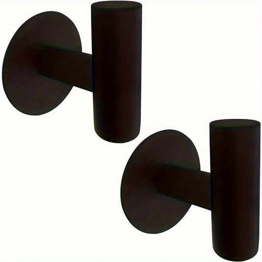 Matte Black Wall Hook 2 Pack