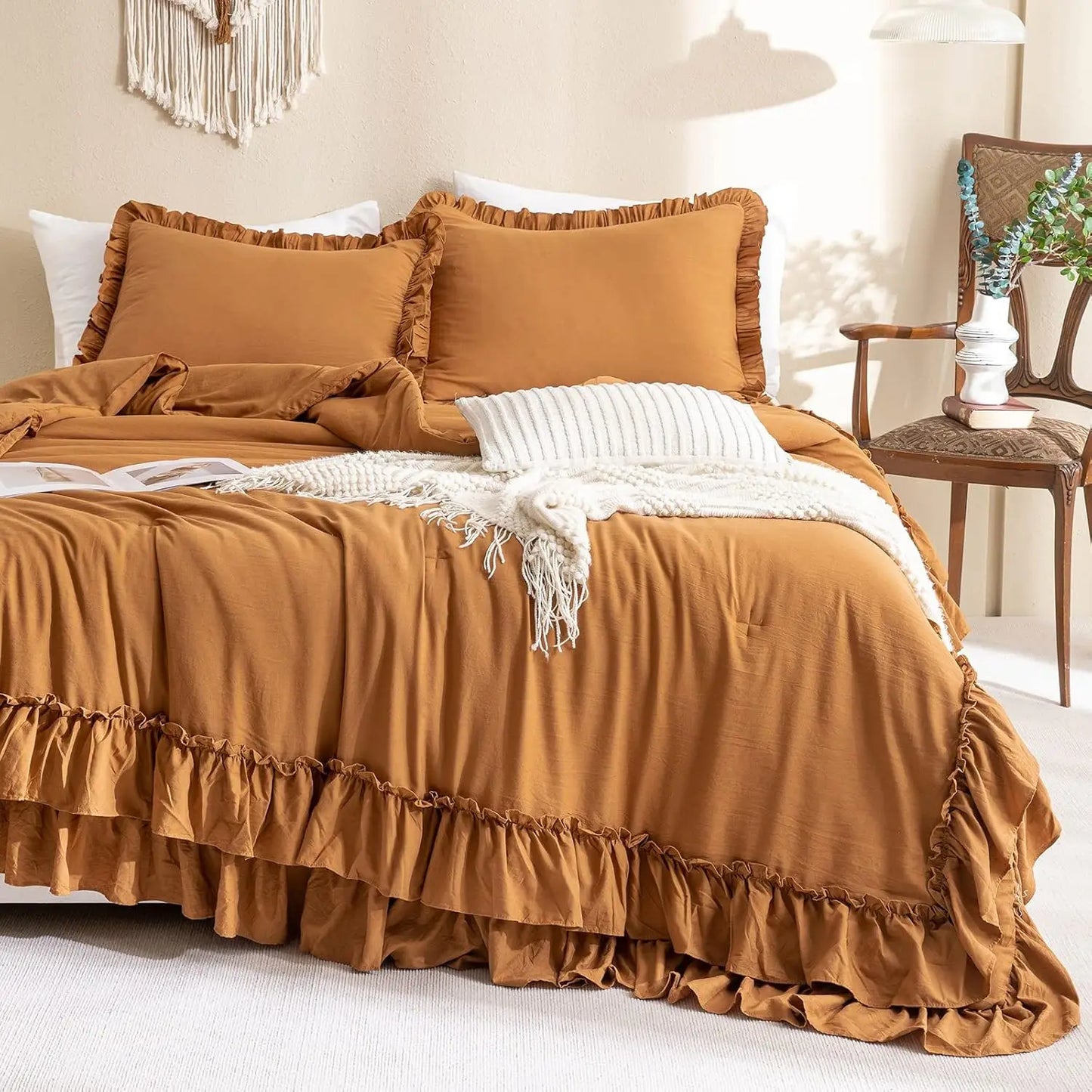 Shabby Boho Chic Bedding Set