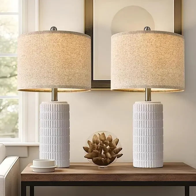 Set of 2 Ceramic Lamps