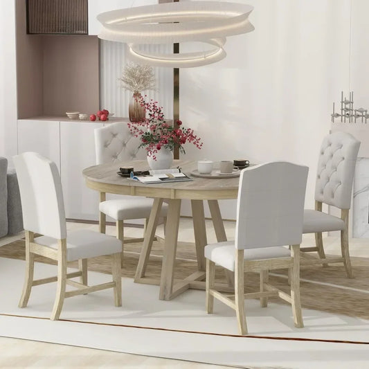 5-piece Wooden Dining Set