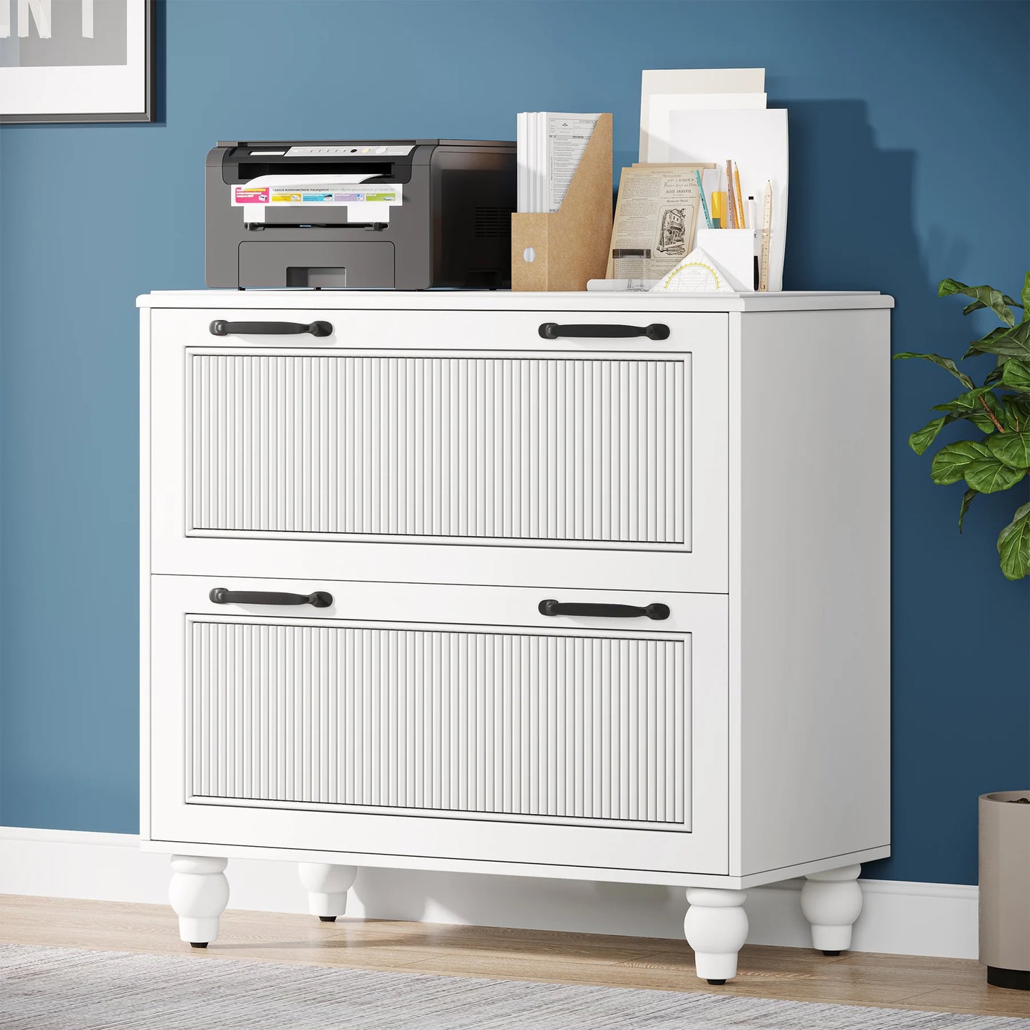 White Filing Cabinet