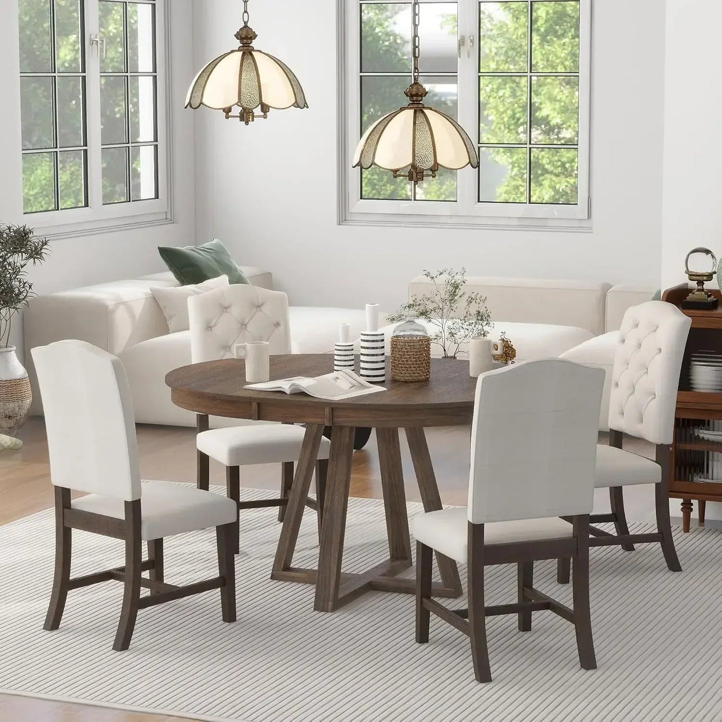 5-piece Wooden Dining Set