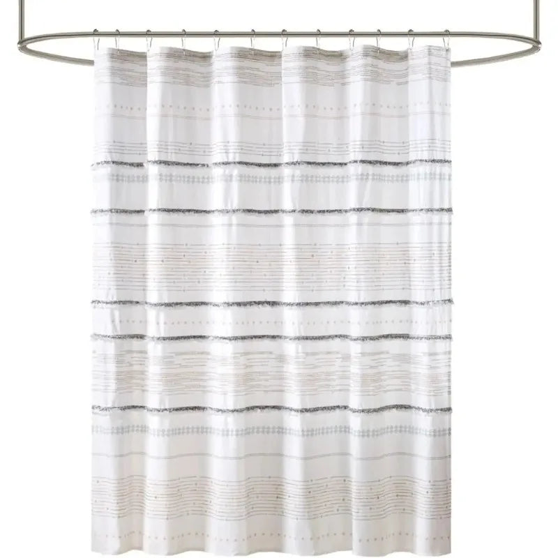 Tufted Chenille Shower Curtains