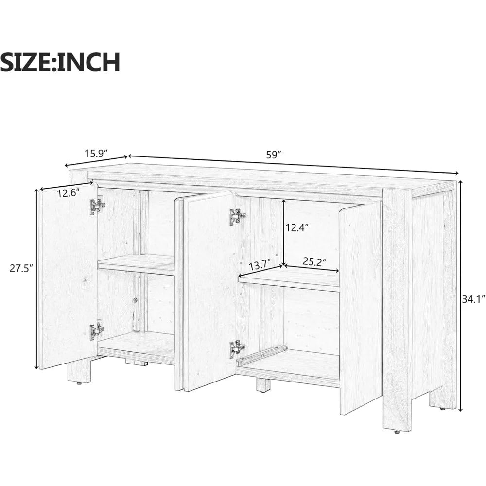 Sideboard Buffet Accent Cabinet