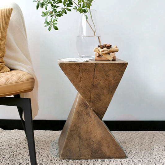 Modern Concrete Accent Table