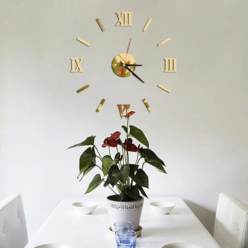 Mirrored Wall Clock