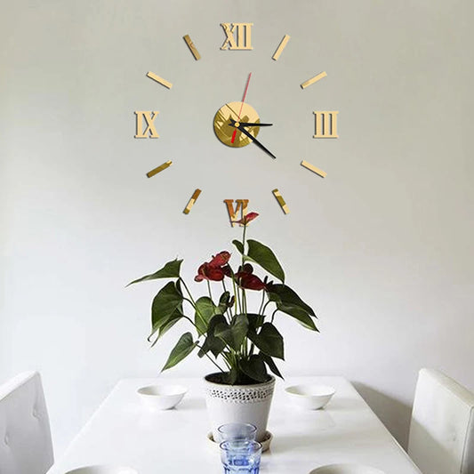 Mirrored Wall Clock