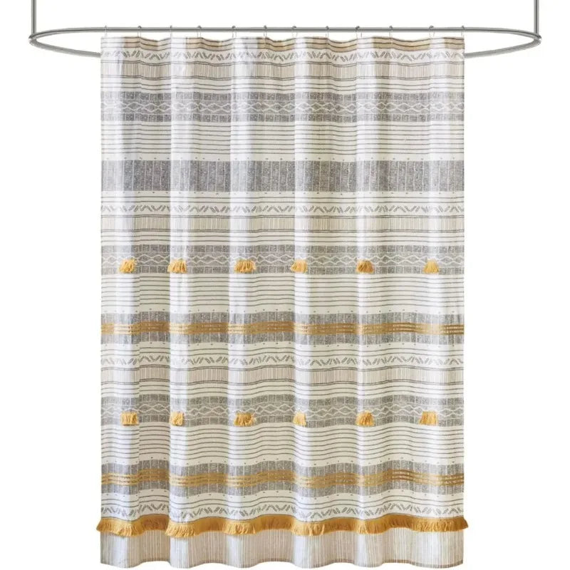 Tufted Chenille Shower Curtains