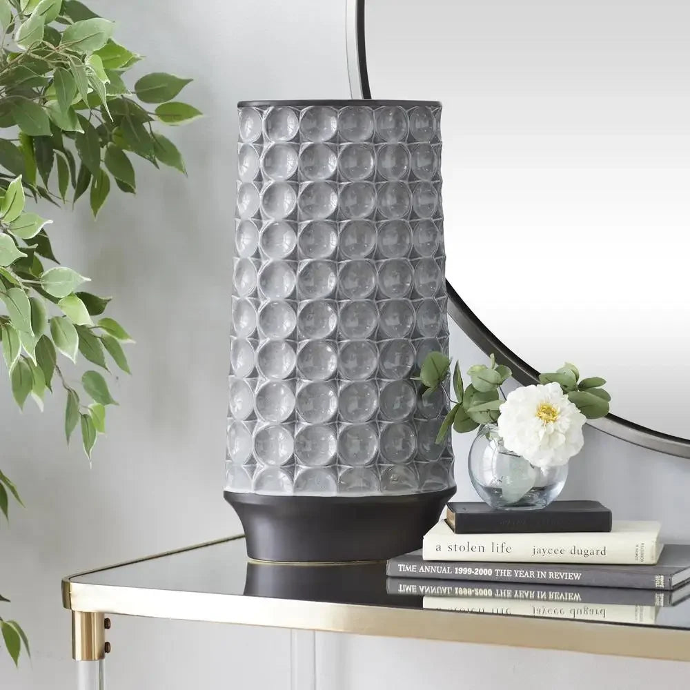 Embossed Ceramic Vase