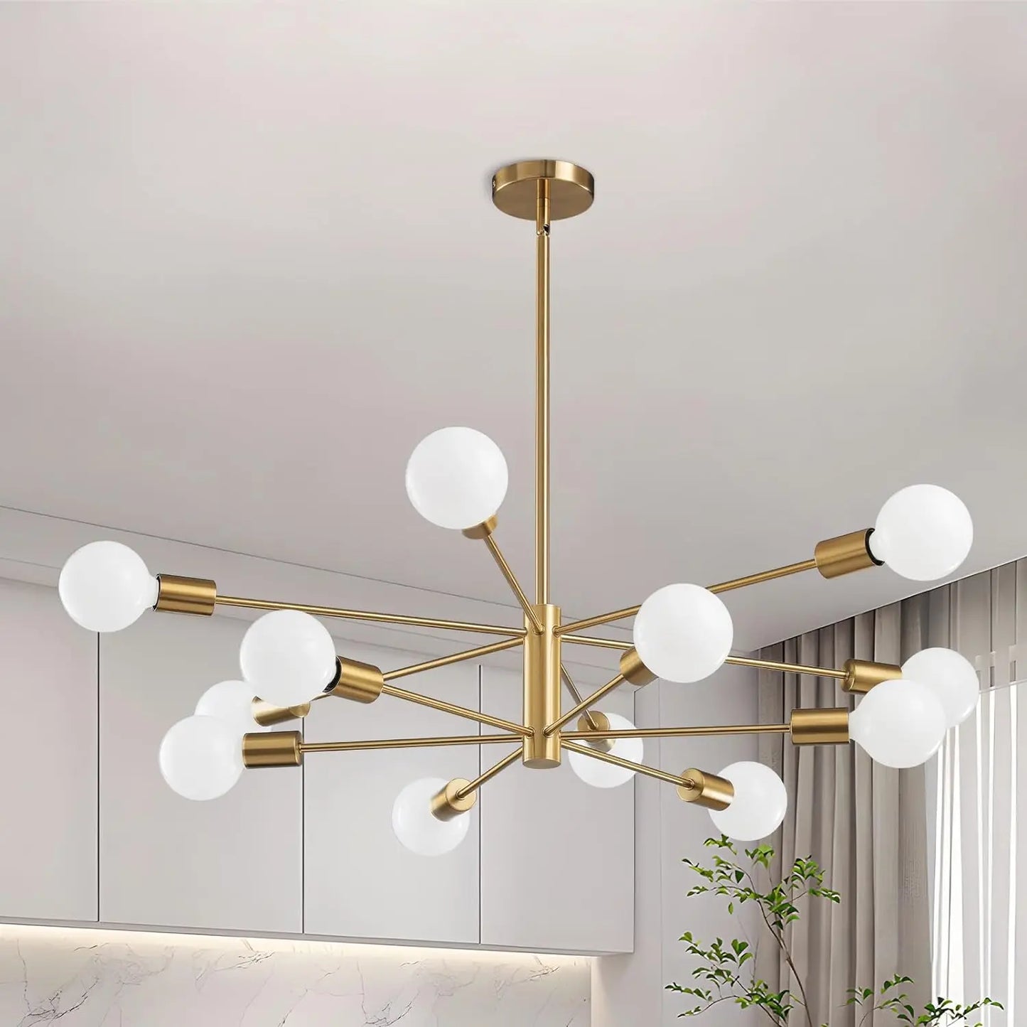 Modern Chandelier with 12 Lights