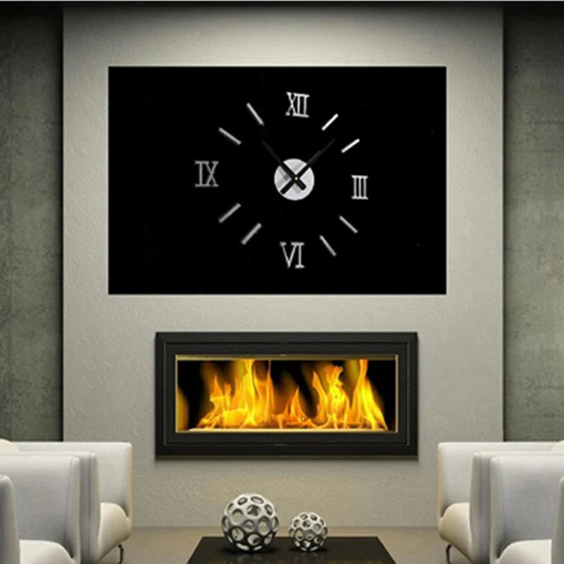 Mirrored Wall Clock