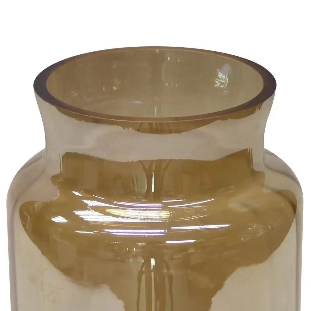 Amber Glass Vase