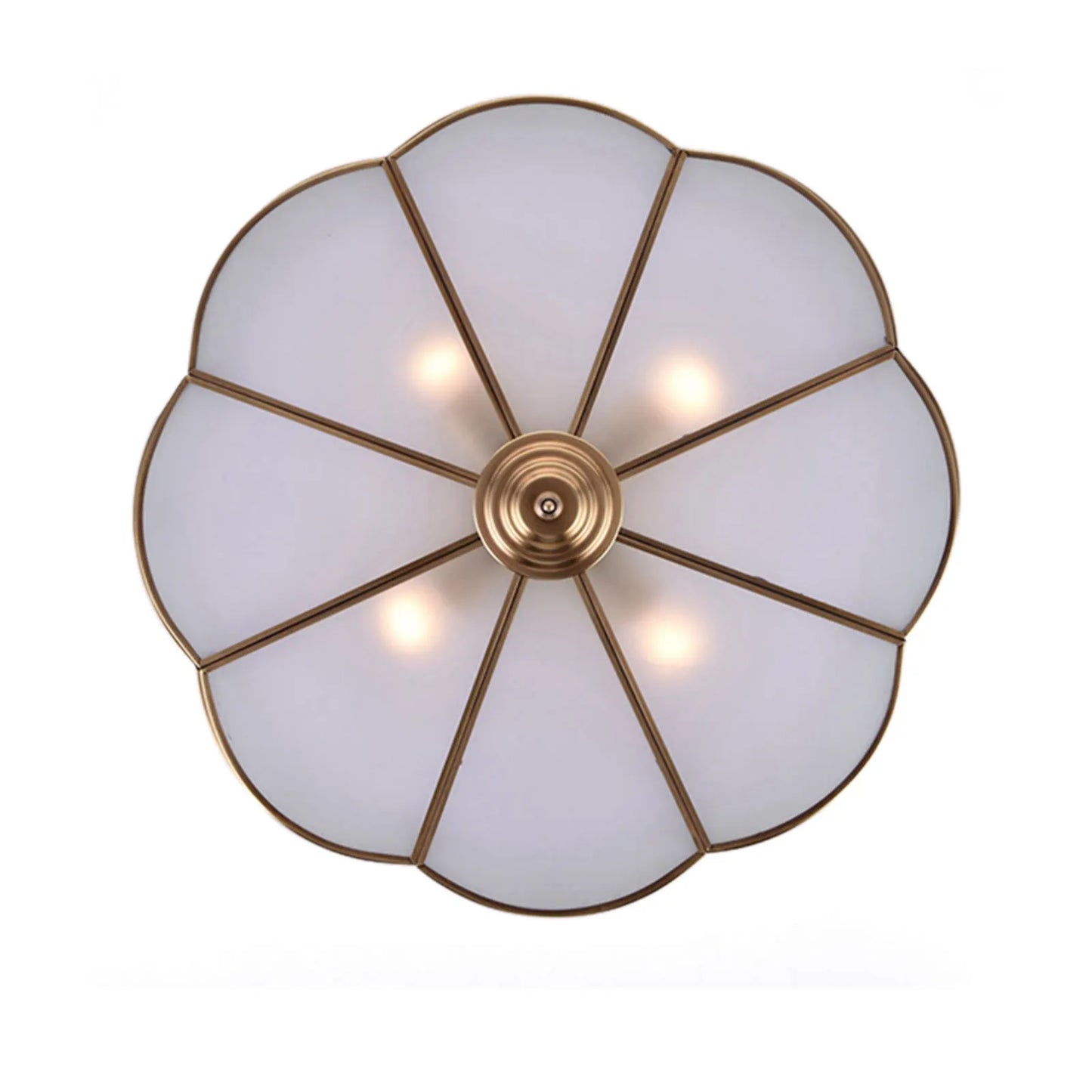 Semi Flush Mount Vintage Chandelier