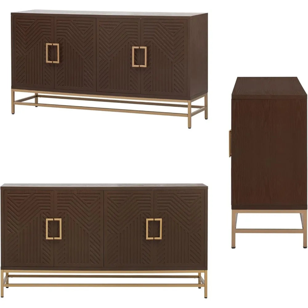 Retro Accent Sideboard Cabinet